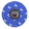 Continental Abrasives 3" 36 Grit Green Zirconia with Grinding Aid  Cloth Reinforced Quick Change Style Disc Q-ZG3036